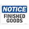 Signmission OSHA Notice, 3.5" Height, Finished Goods Sign, 5" X 3.5", Landscape OS-NS-D-35-L-12511 - alternate 1